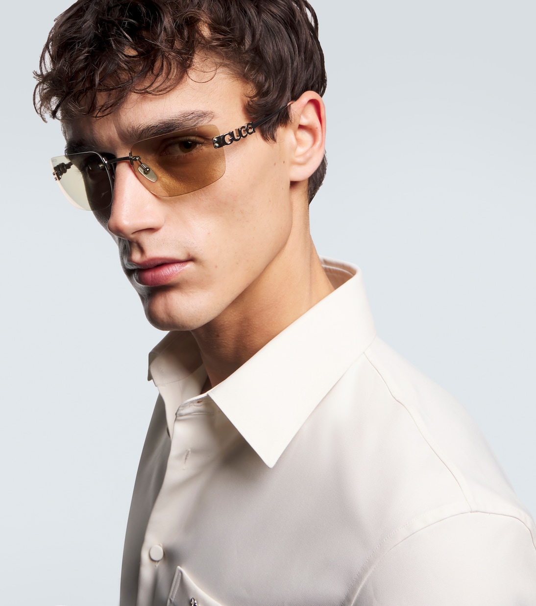 Block Bending rectangular sunglasses | Gucci