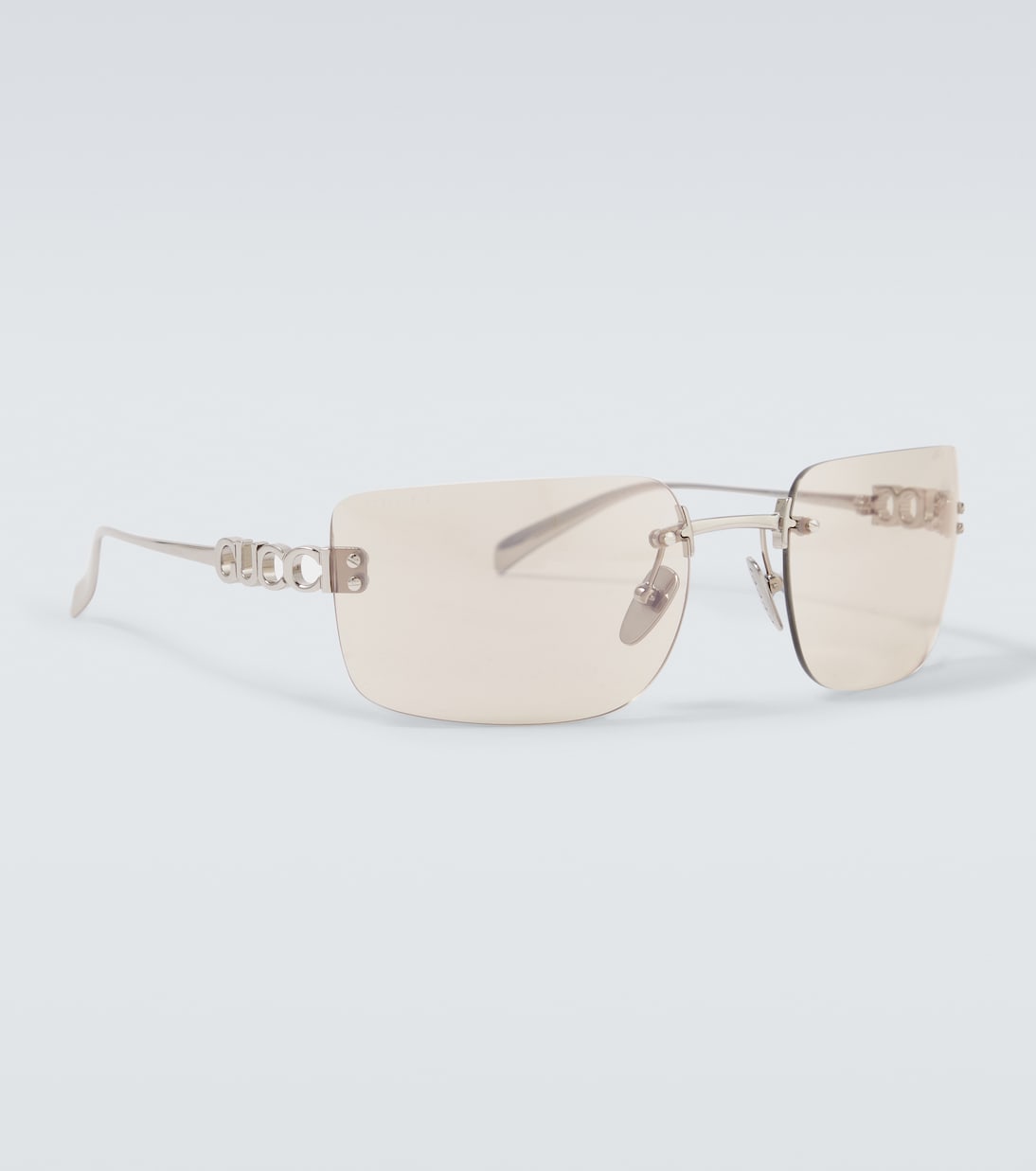 Block Bending rectangular sunglasses | Gucci