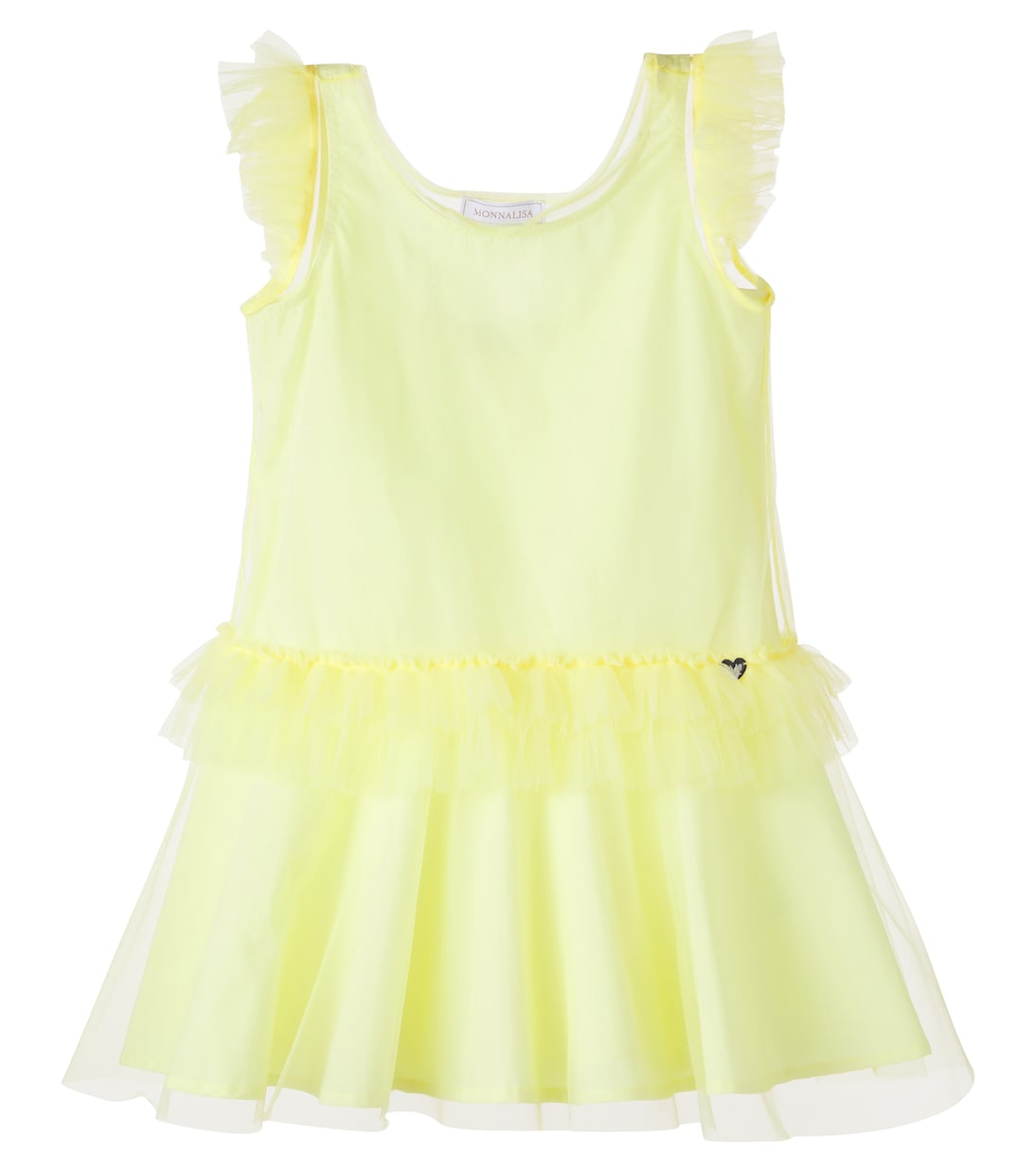 Abito in tulle con volant | Monnalisa