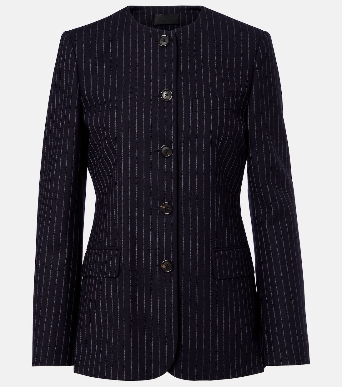 Gertrude pinstripe virgin wool jacket | Nili Lotan