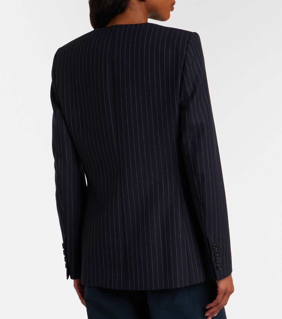 Gertrude pinstripe virgin wool jacket | Nili Lotan
