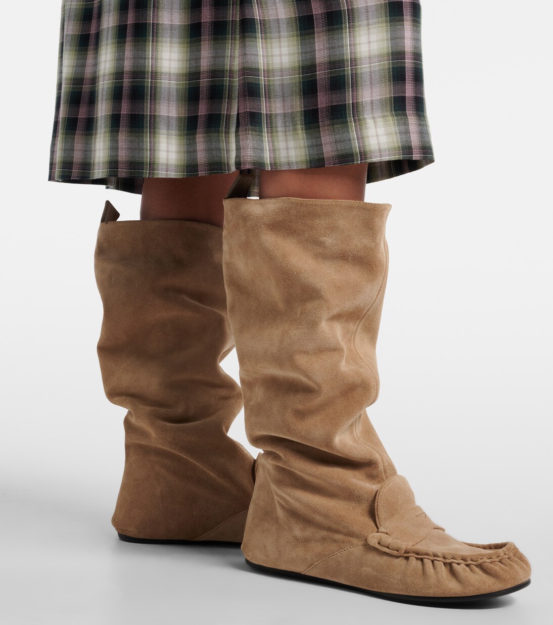 Suede knee-high boots | Acne Studios