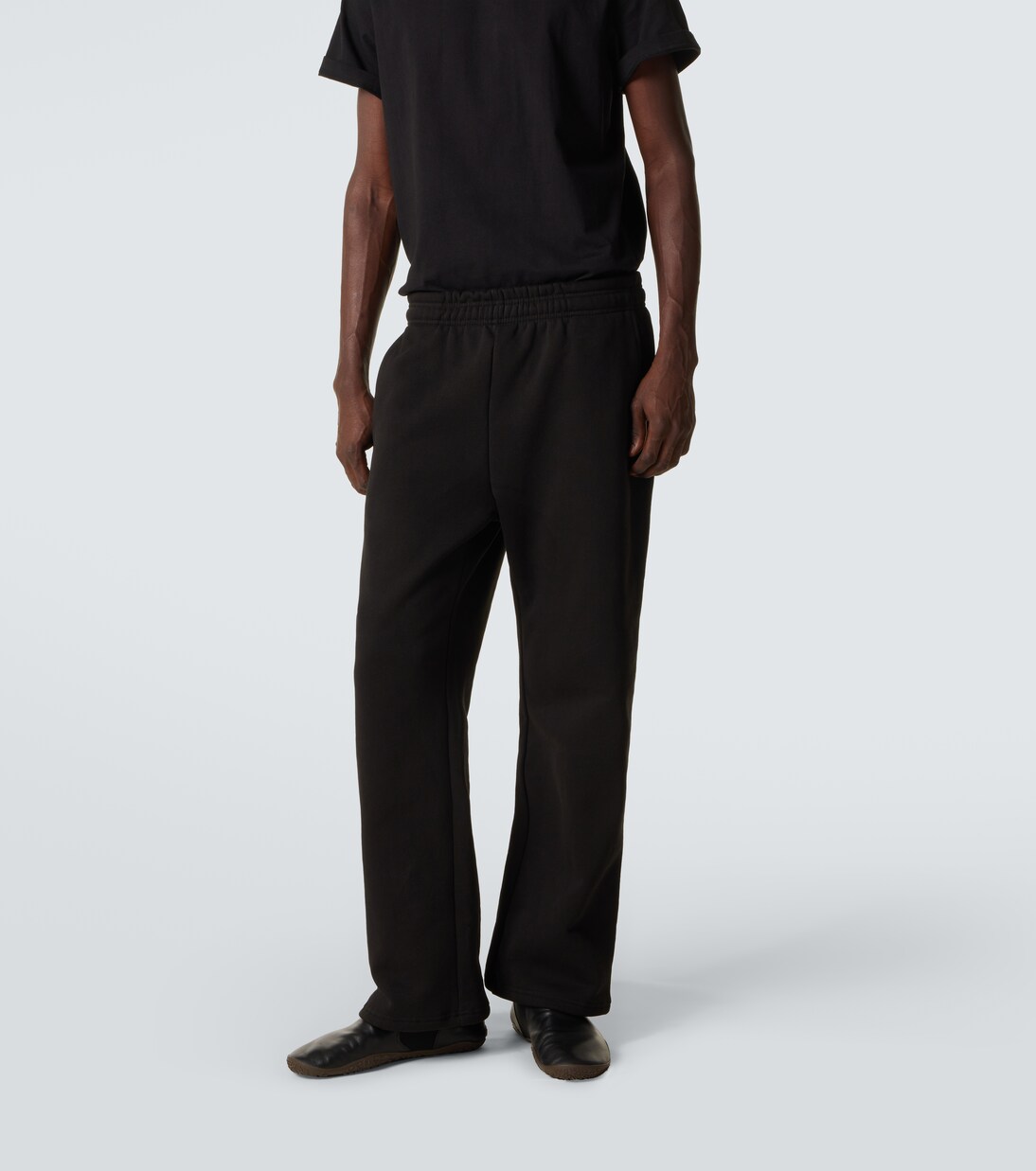 Cotton jersey straight sweatpants | Entire Studios