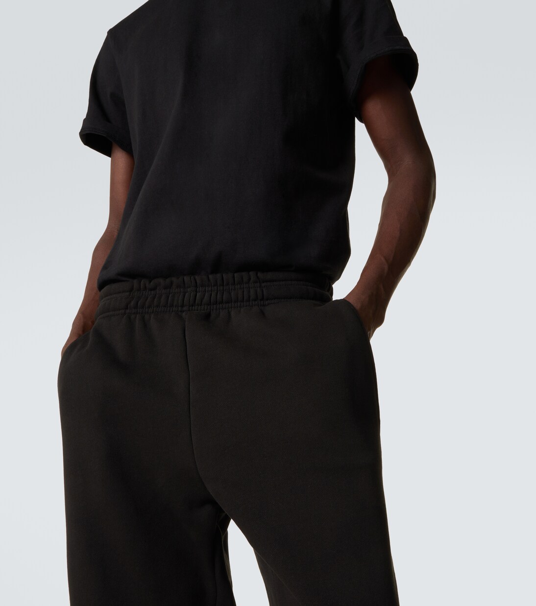 Cotton jersey straight sweatpants | Entire Studios