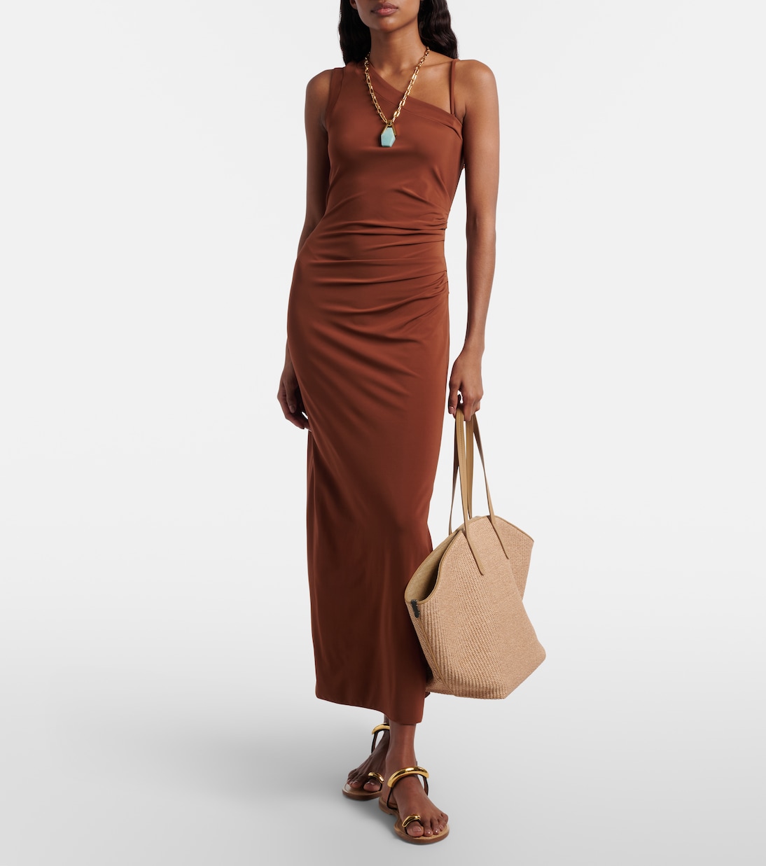 Fiabe one-shoulder midi dress | Max Mara