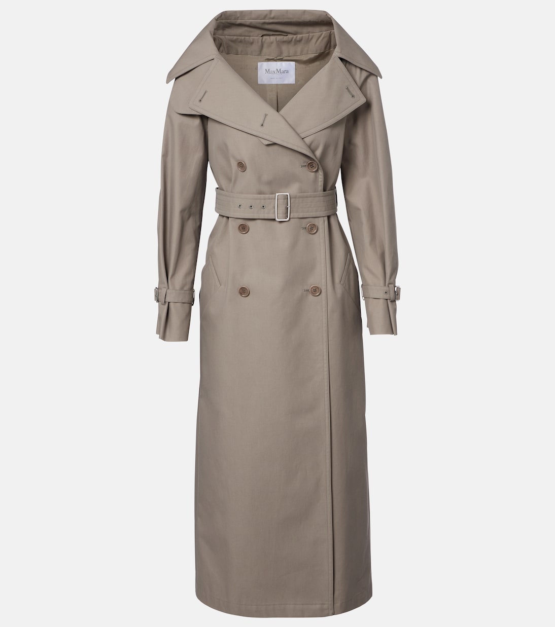 Pancia cotton gabardine trench coat | Max Mara