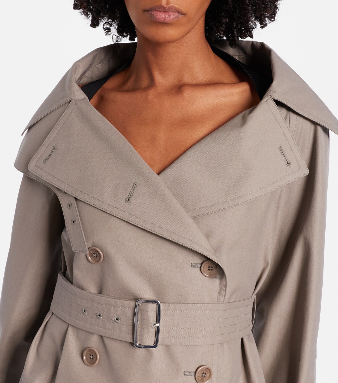 Pancia cotton gabardine trench coat | Max Mara