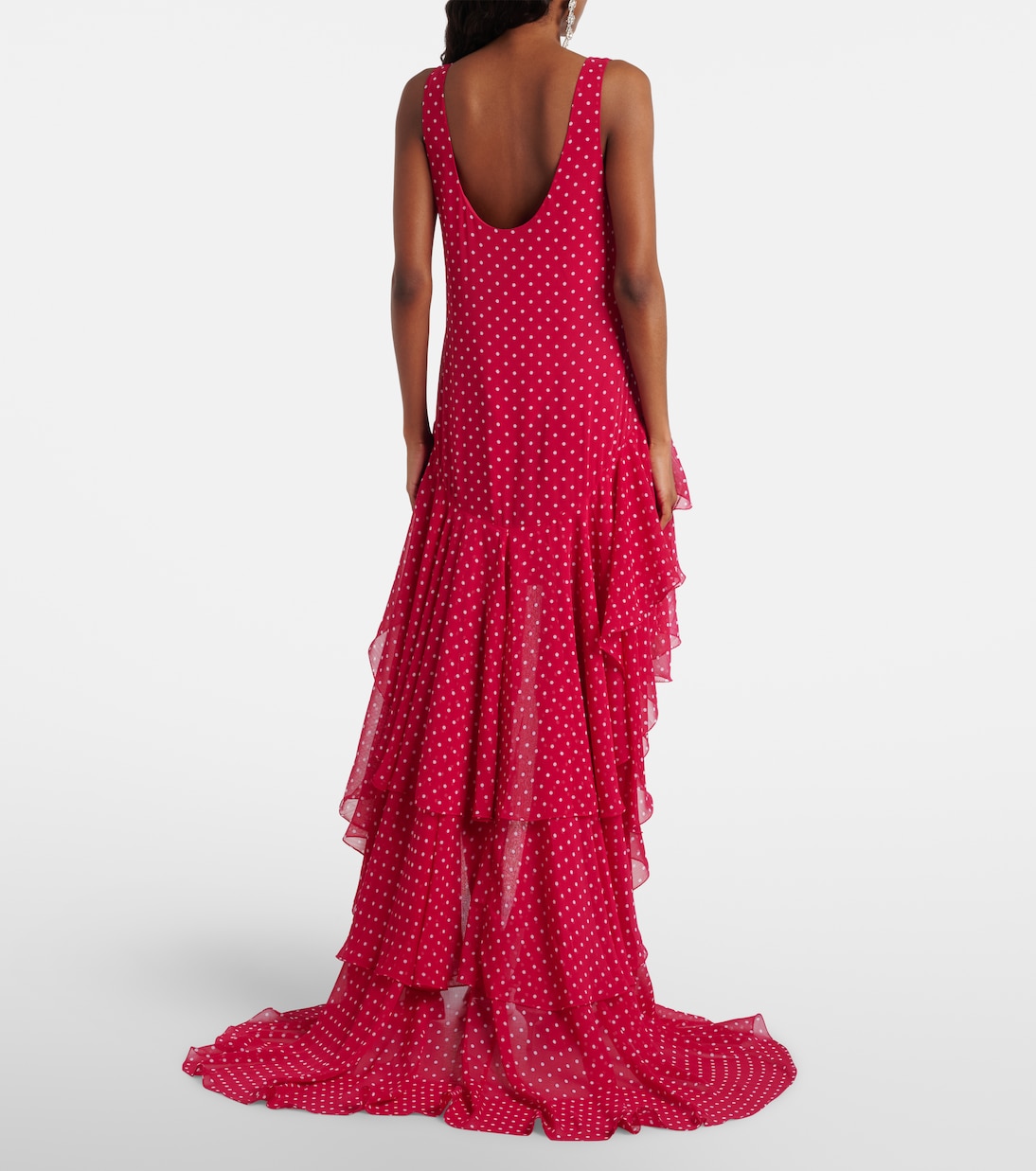 Truut ruffled chiffon midi dress | Rotate