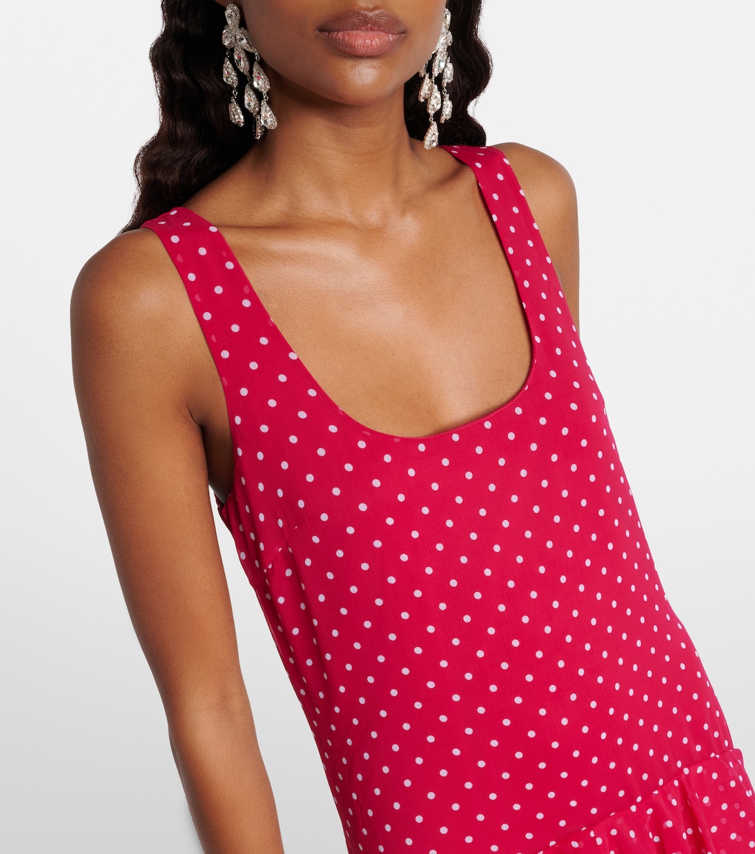 Truut ruffled chiffon midi dress | Rotate