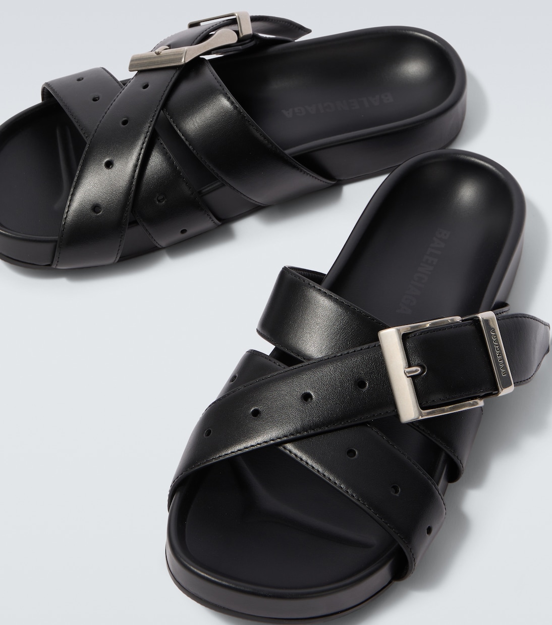 Mules Belt de piel | Balenciaga