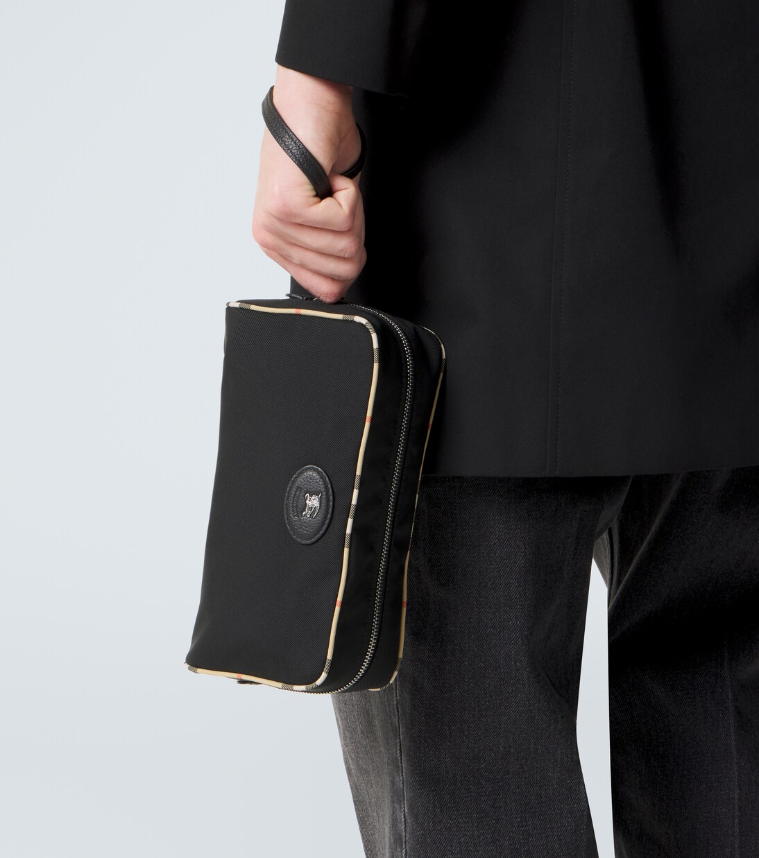 Pouch de lona con EKD | Burberry