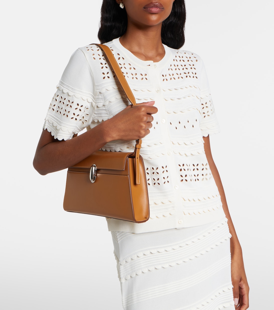 Symmetry leather shoulder bag | Savette