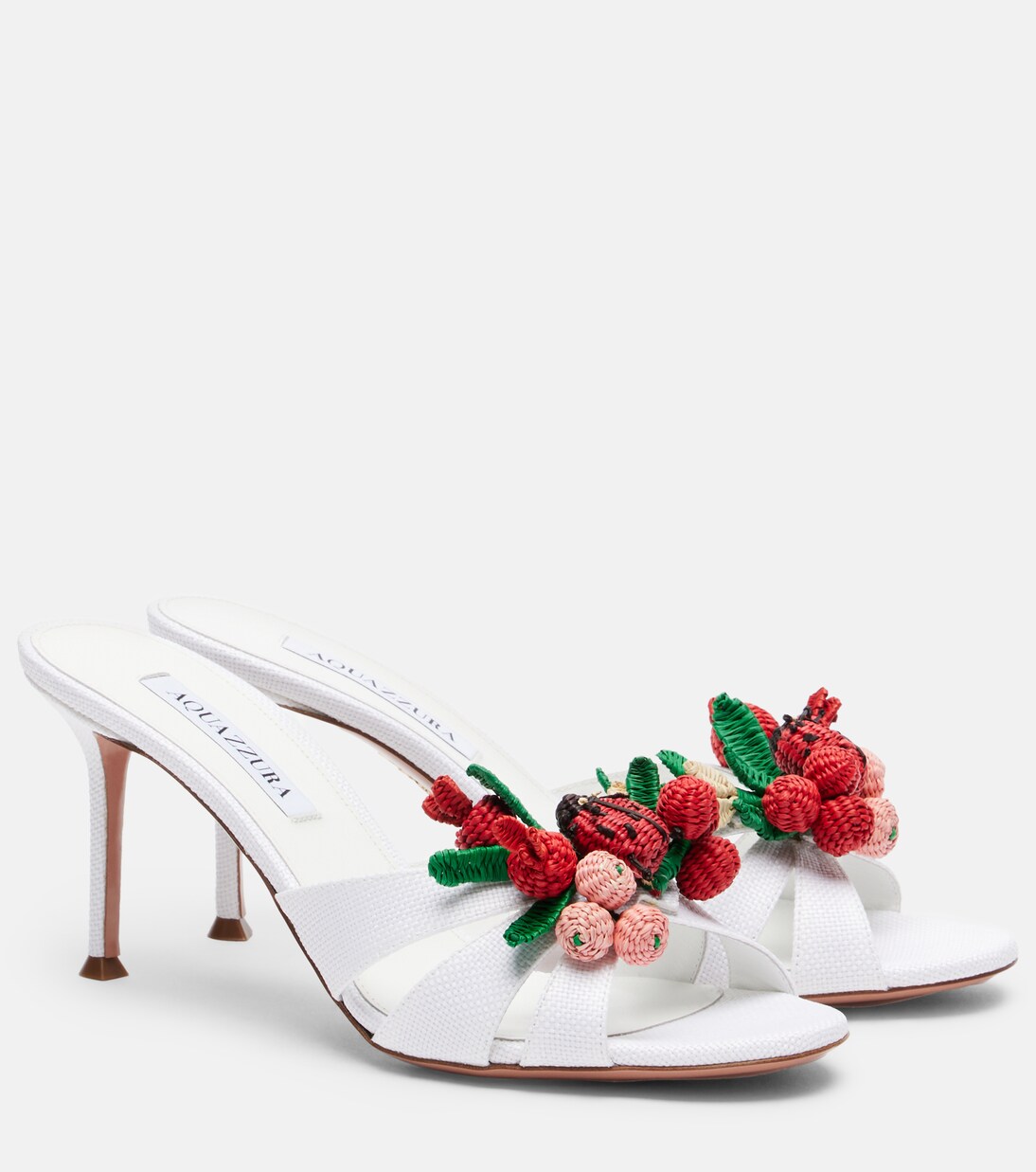 Botanica raffia mules | Aquazzura