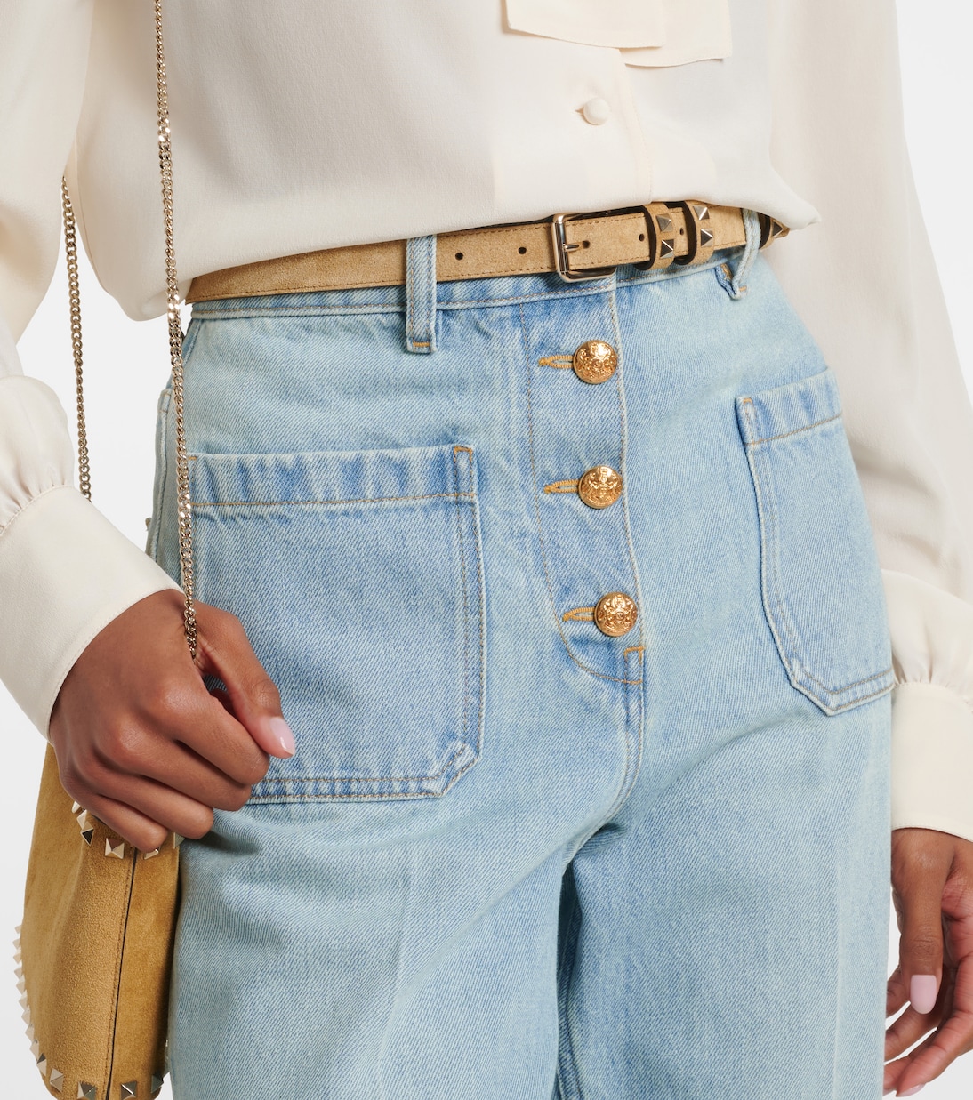 Rockstud suede belt | Valentino Garavani