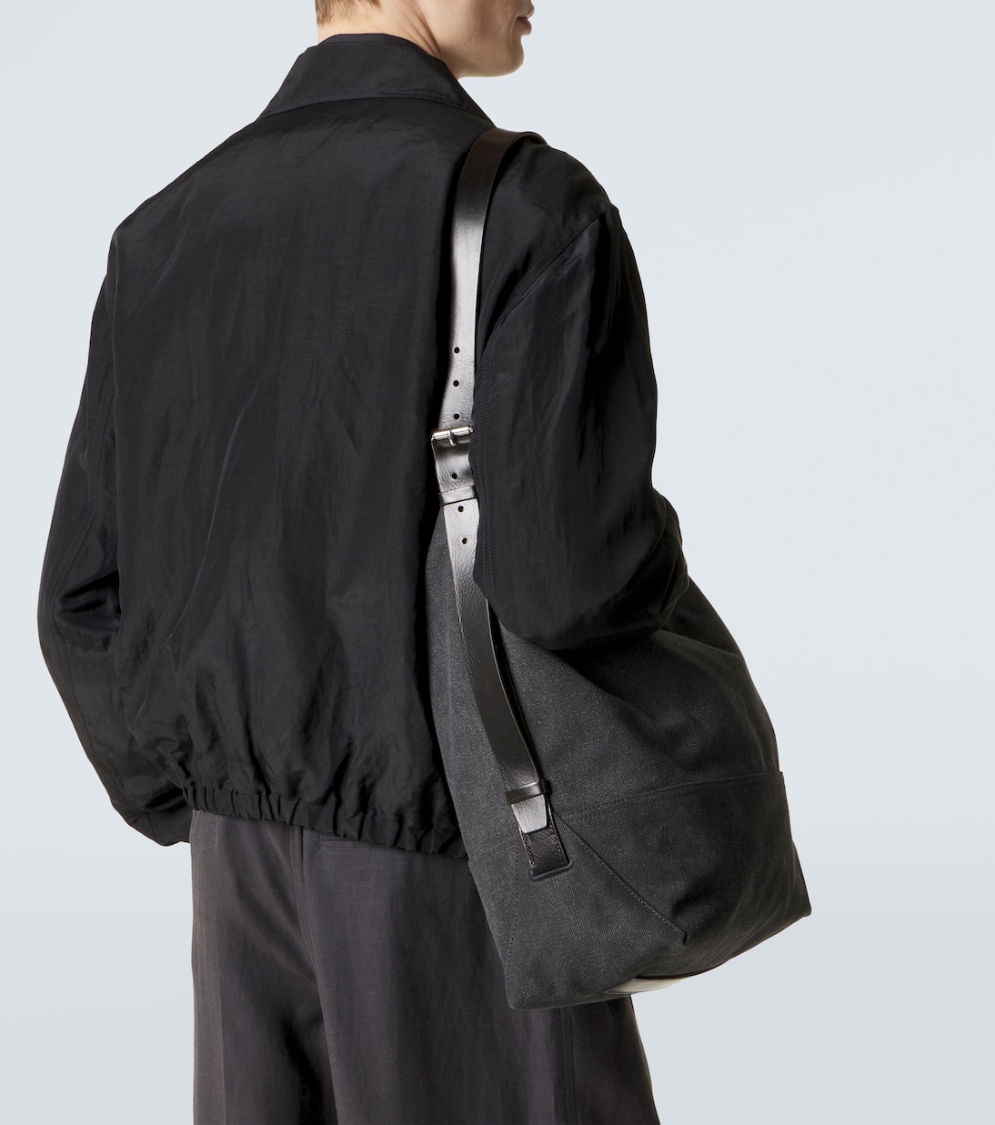 Belted canvas tote bag | Lemaire