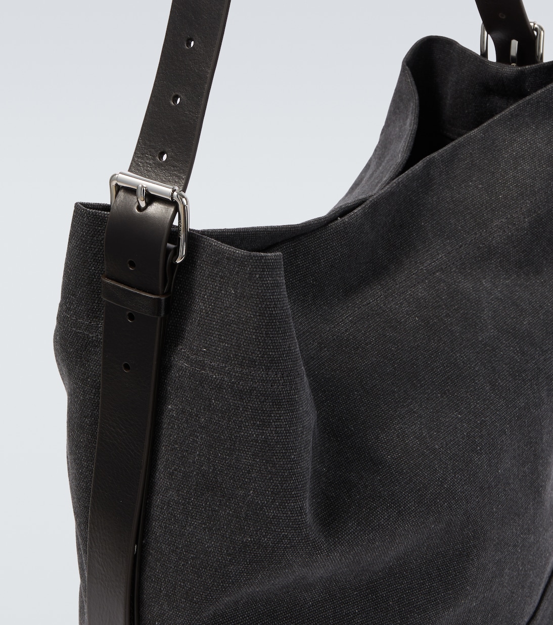 Belted canvas tote bag | Lemaire