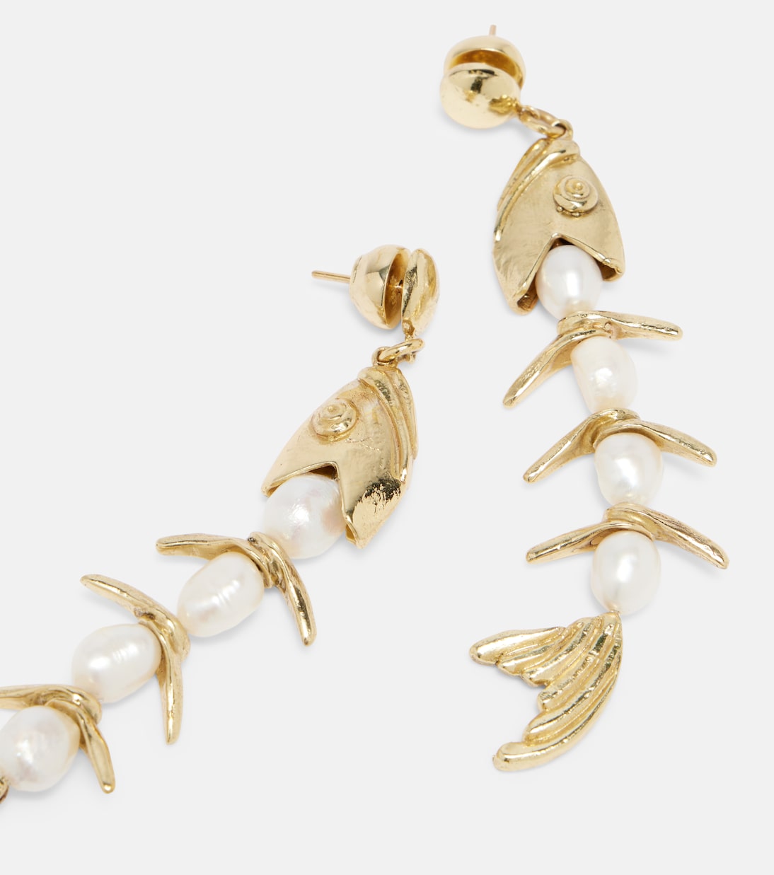 Boucles d'oreilles pendantes Calypso à ornement | Alémais