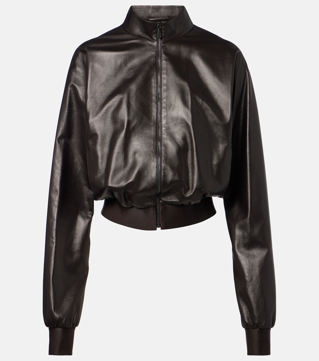 Leather bomber jacket | Gucci