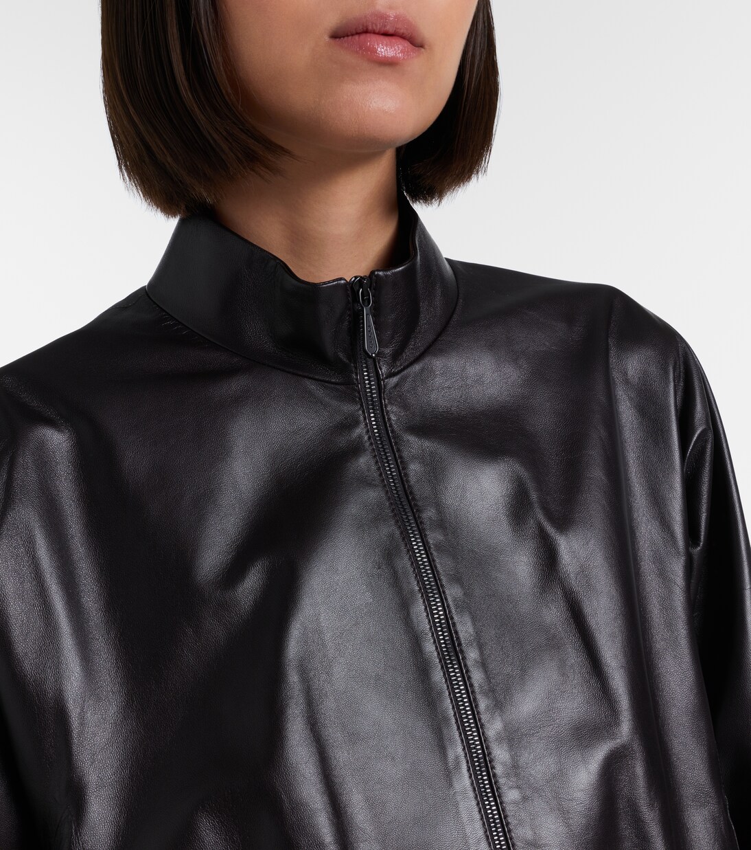 Leather bomber jacket | Gucci