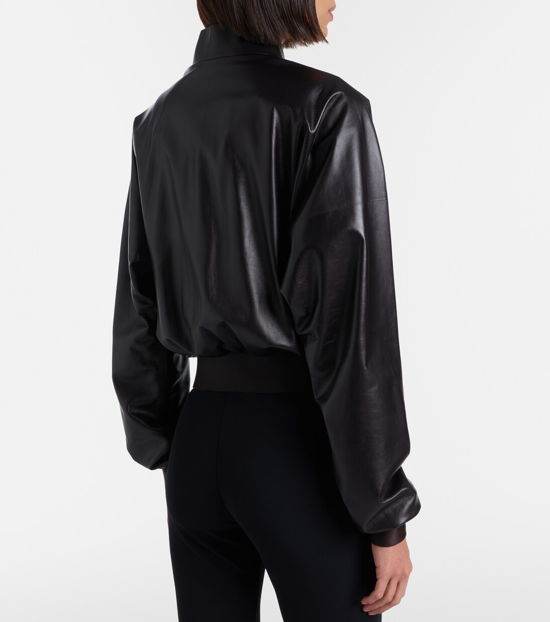 Leather bomber jacket | Gucci