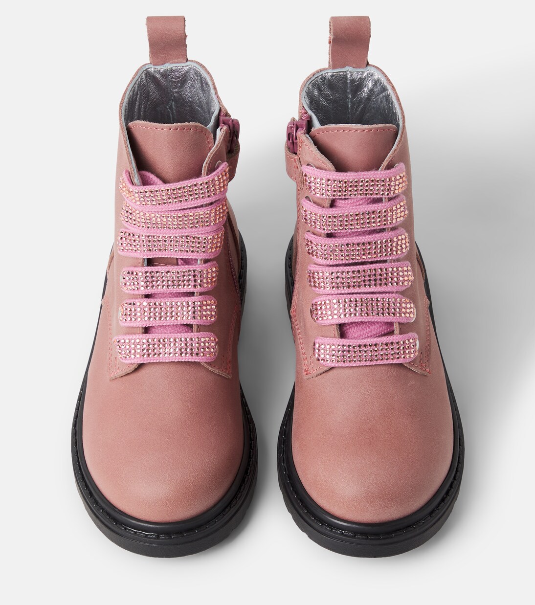 Botas de piel adornadas | Monnalisa