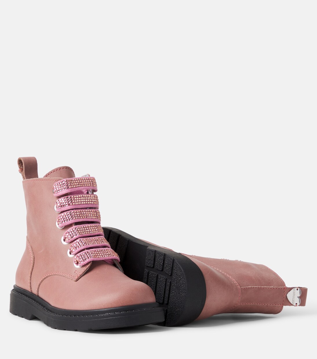 Botas de piel adornadas | Monnalisa