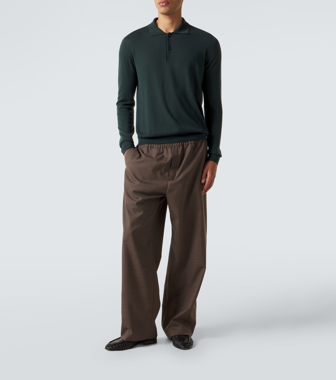 Selio cashmere polo sweater | The Row