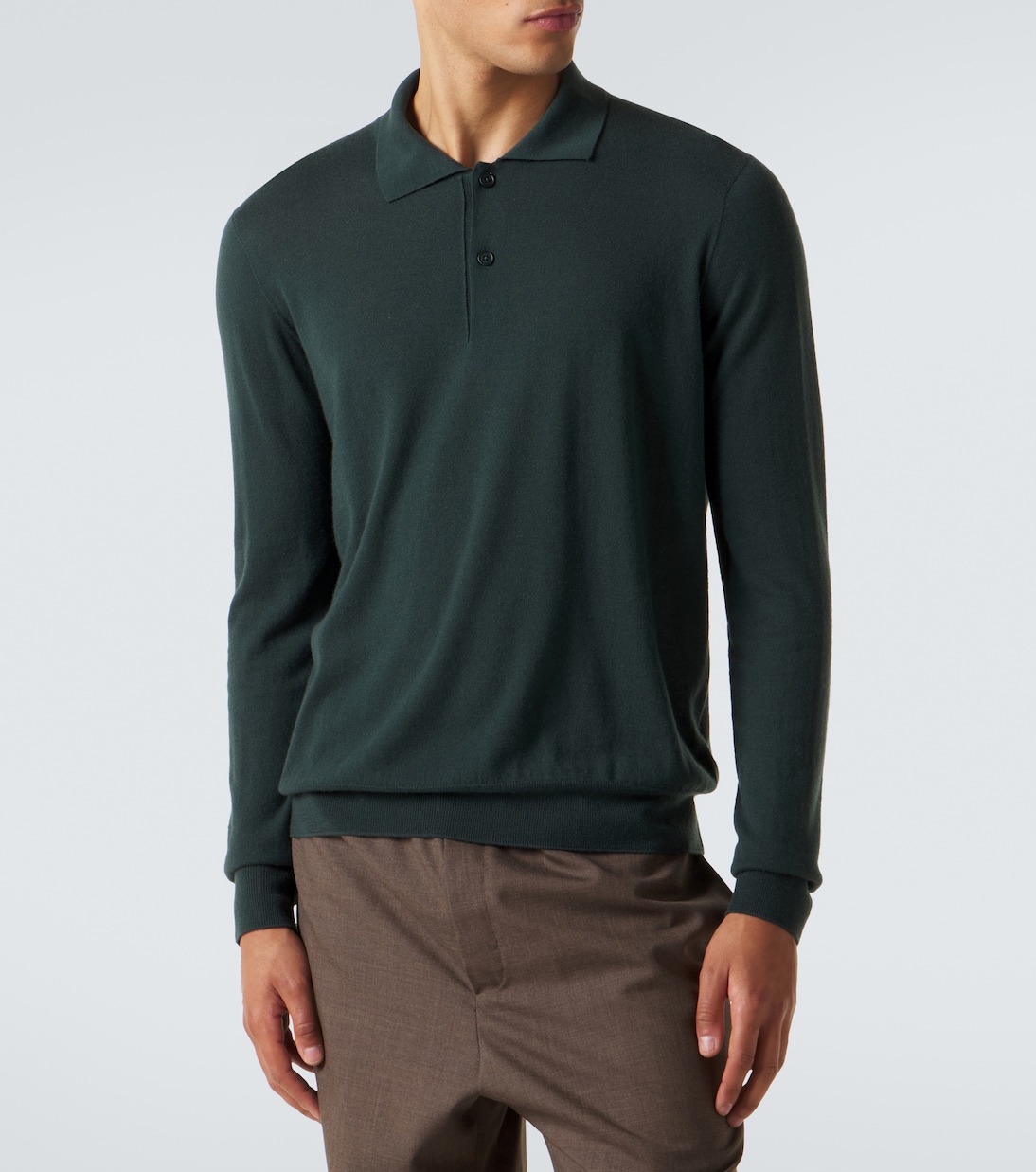 Selio cashmere polo sweater | The Row