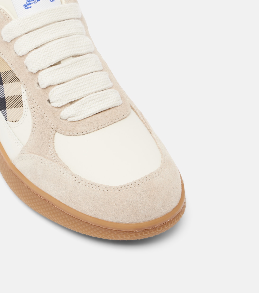 حذاء سنيكرز من الجلد والجلد السويدي Terrace | Burberry