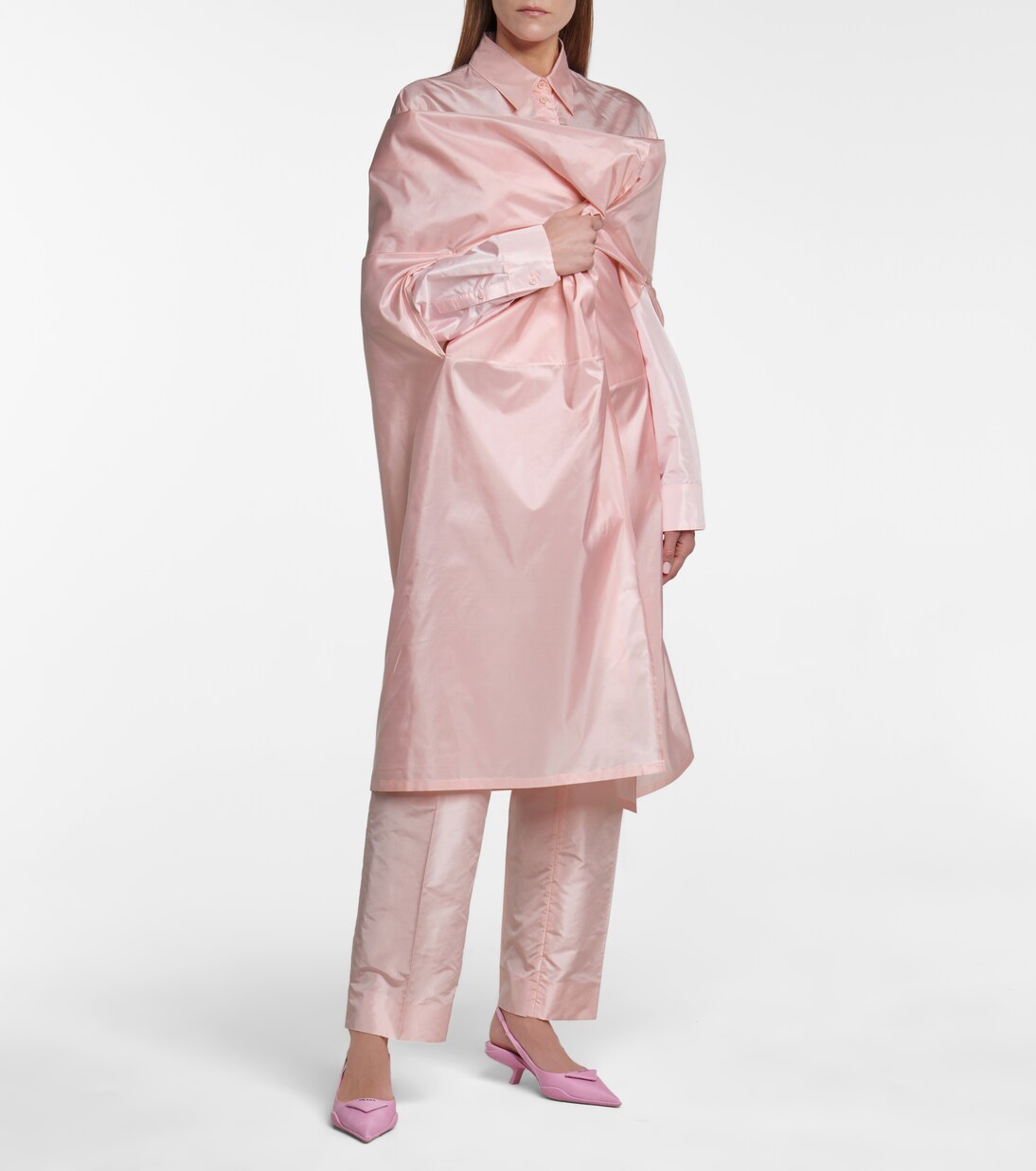 Silk taffeta cape | Prada