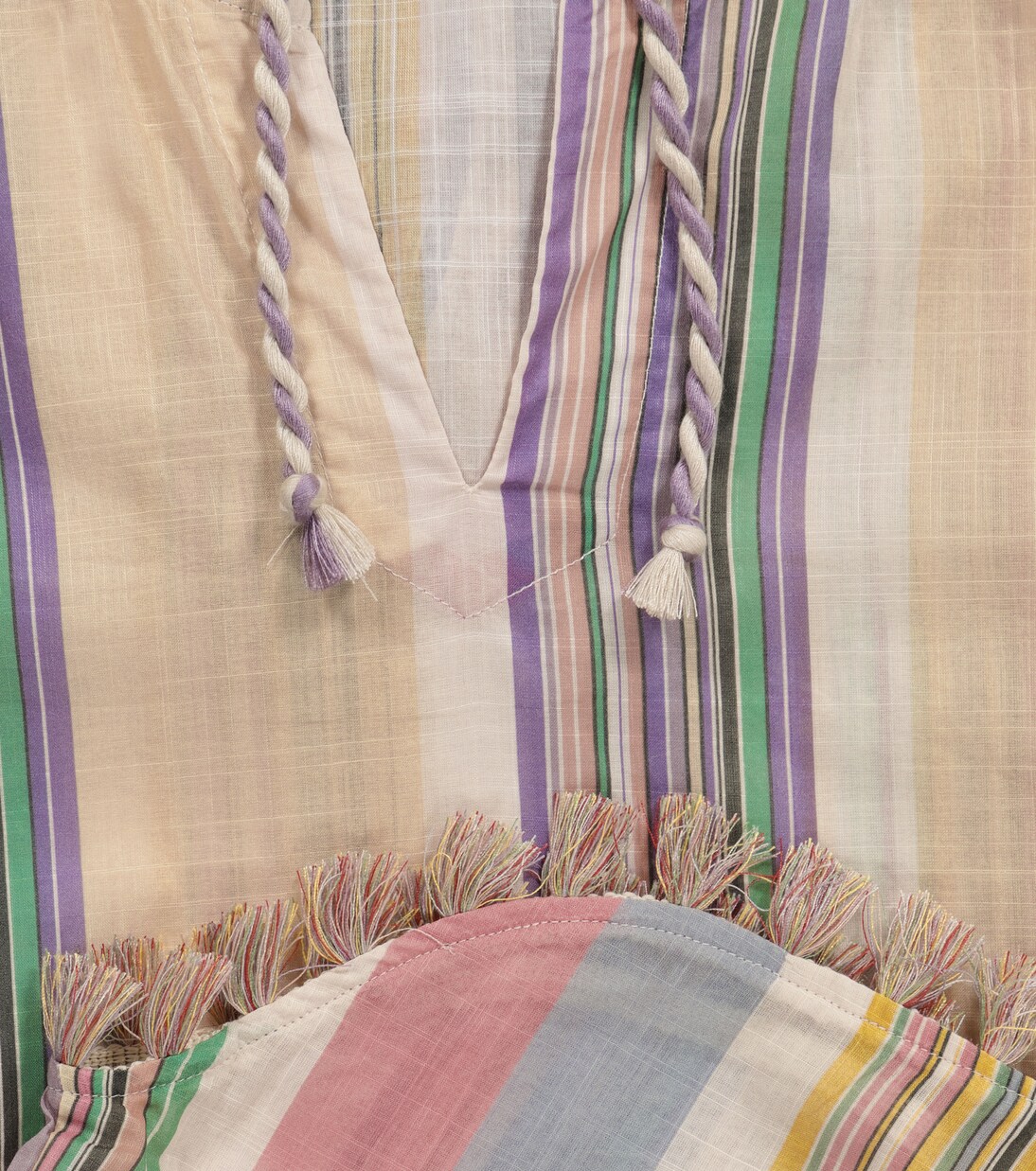 Mae striped cotton dress | Zimmermann Kids