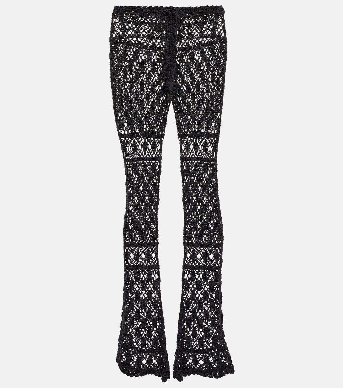 Pantalon Bianca en crochet de coton | Anna Kosturova