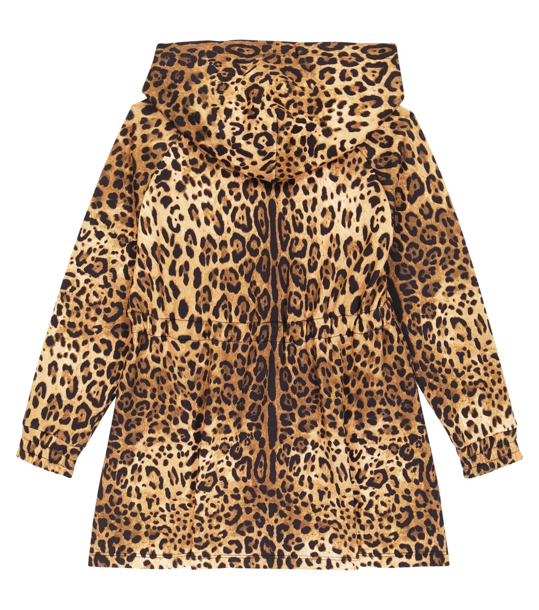 Leopard-print cotton jersey dress | Dolce&Gabbana Kids
