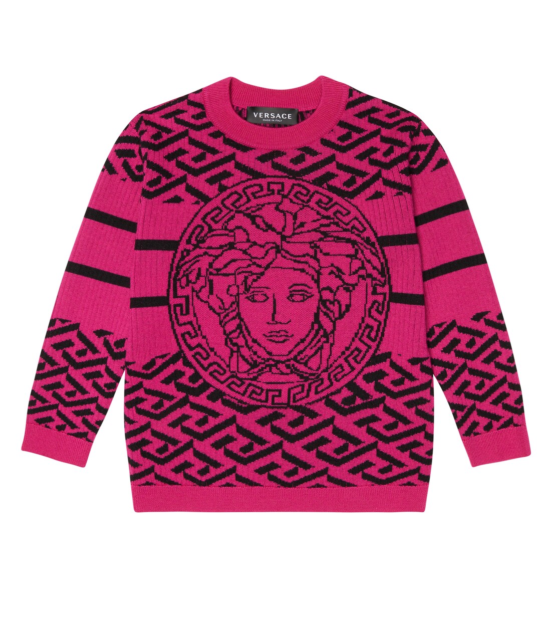 Medusa Greca wool sweater | Versace Kids