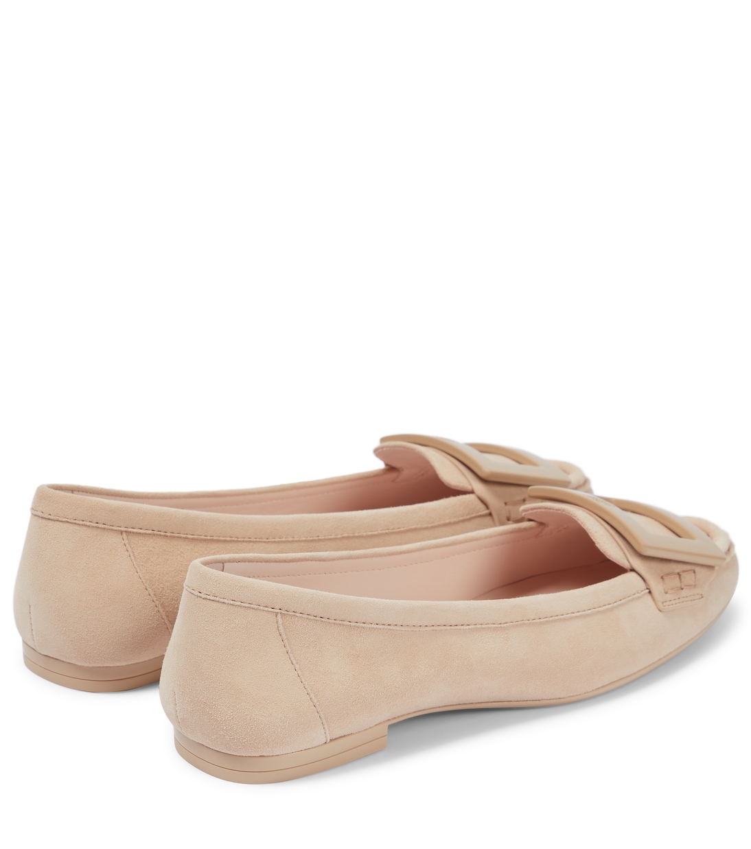 Ballerinas aus Veloursleder | Roger Vivier