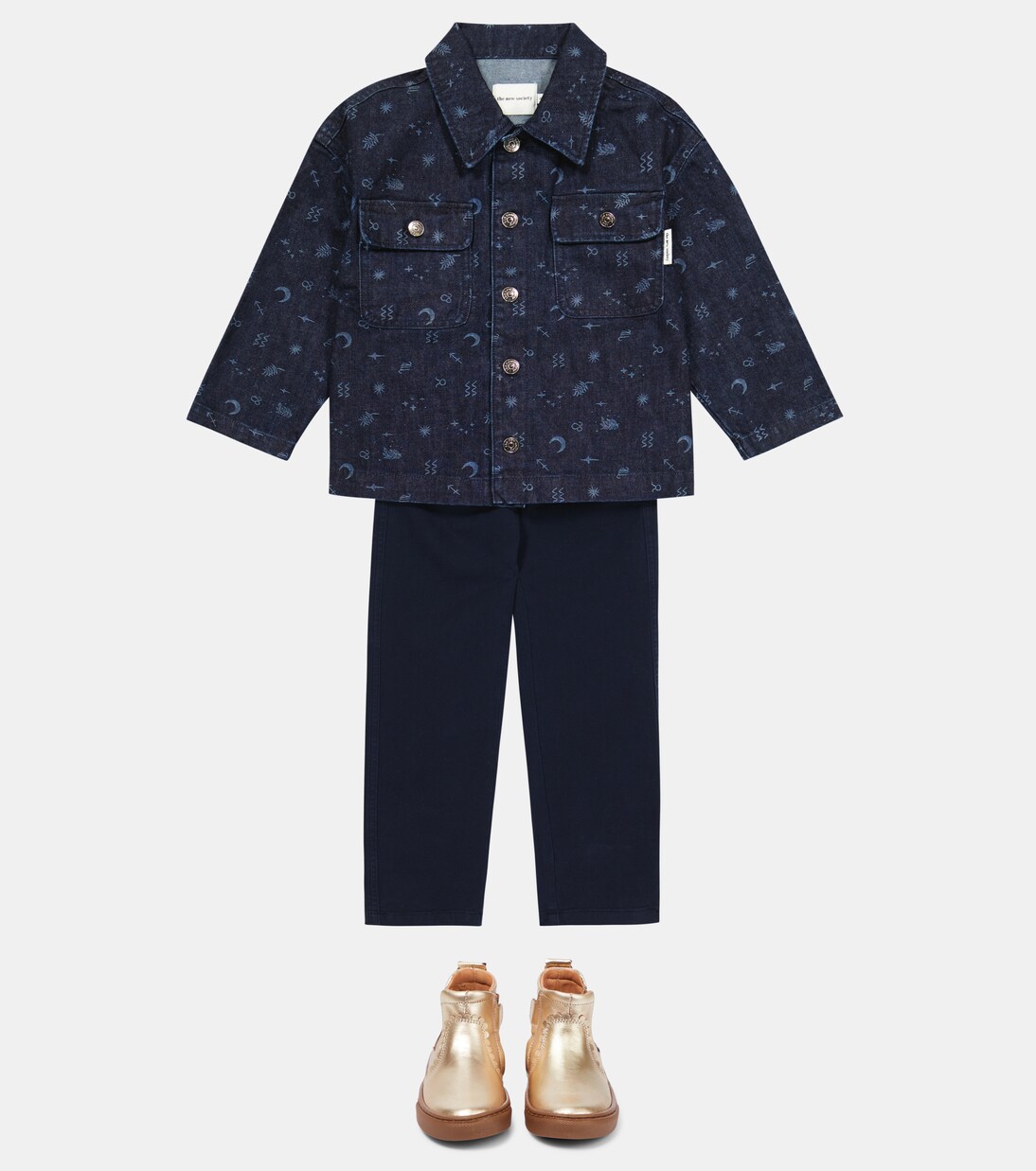 Veste Cosmos imprimée en jean | The New Society