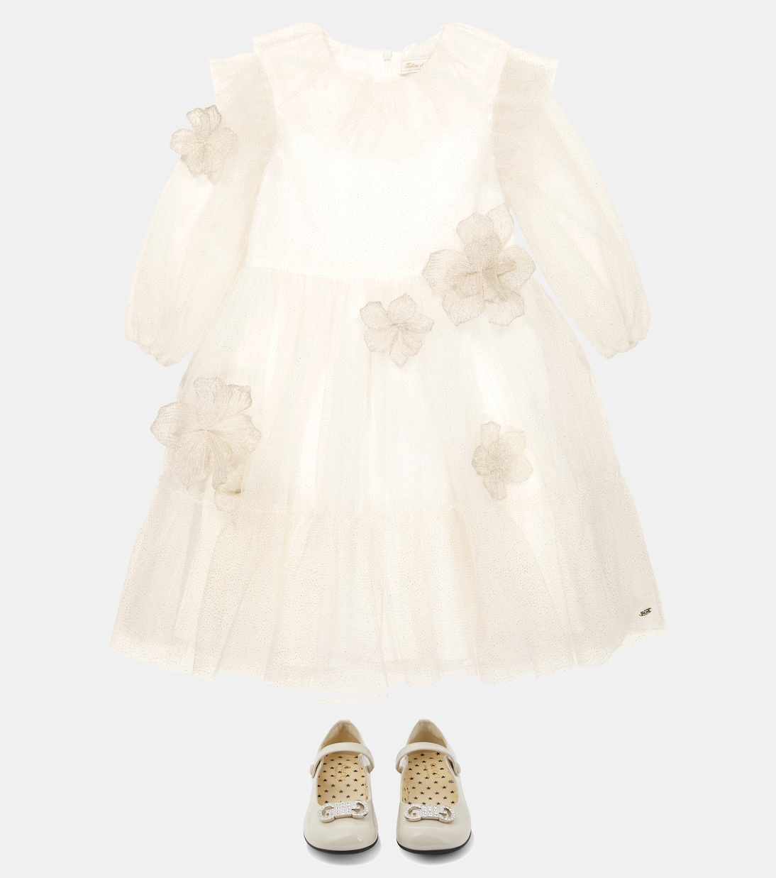 Cotton velvet dress | Tartine et Chocolat