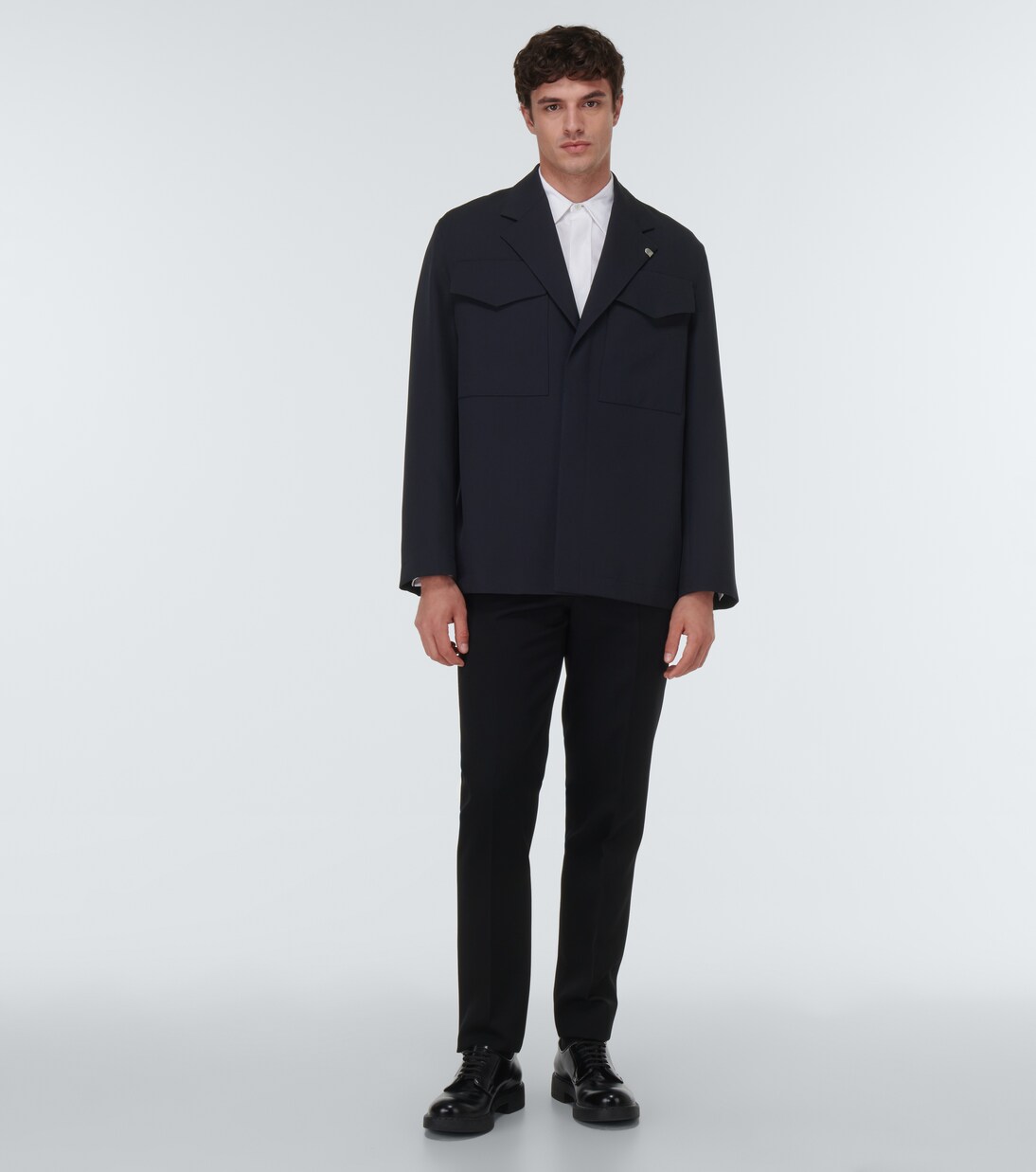 Wool gabardine jacket | Jil Sander
