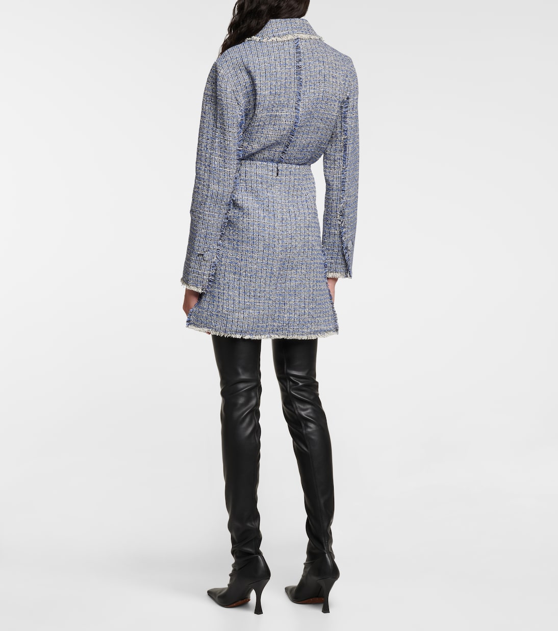 White Label Minirock aus Tweed | Proenza Schouler