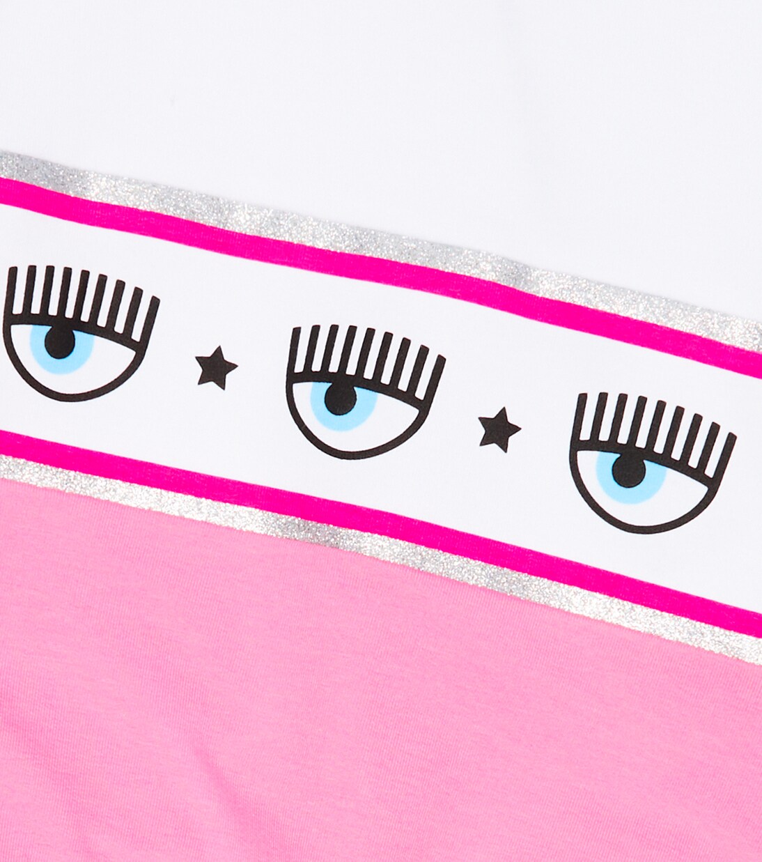 x Chiara Ferragni eye-motif jersey sweatshirt | Monnalisa