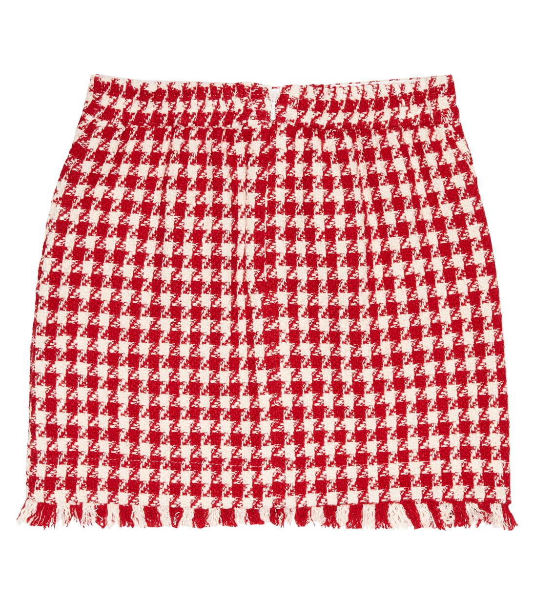 Checked cotton-blend tweed skirt | Monnalisa
