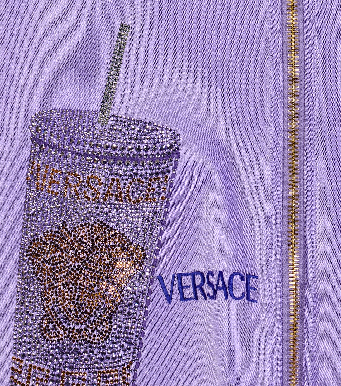 Veste teddy brodée | Versace Kids