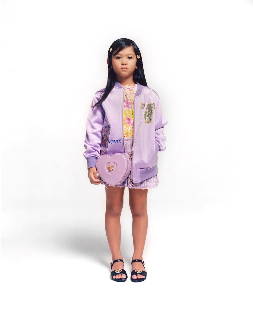 Veste teddy brodée | Versace Kids