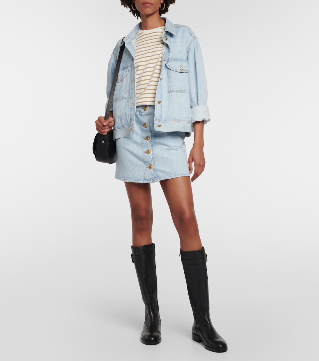 Channy leather knee-high boots | See By Chloé