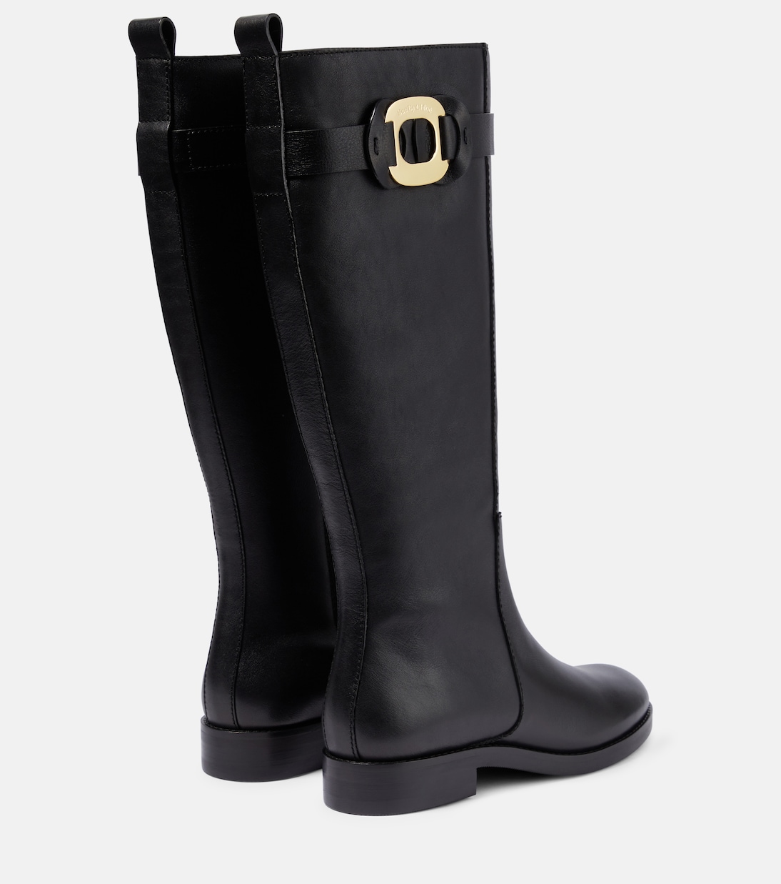 Channy leather knee-high boots | See By Chloé