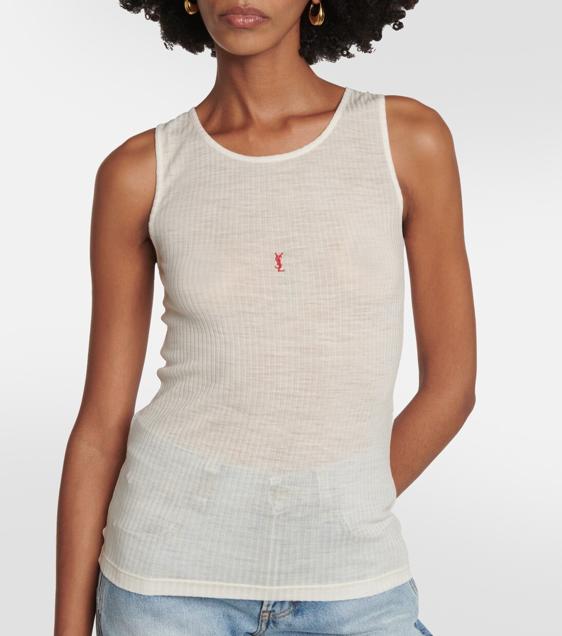 Top Cassandre aus Wolle | Saint Laurent