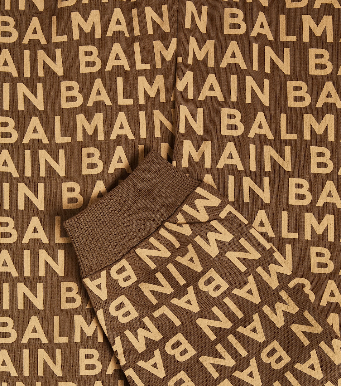 Logo printed cotton sweatpants | Balmain Kids