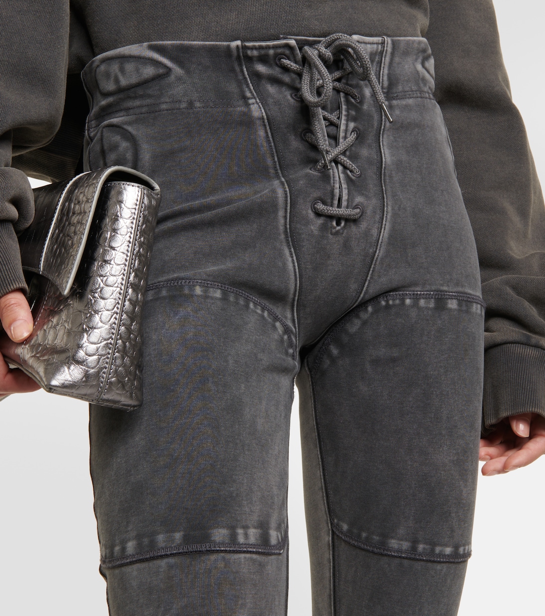 Leggings Football aus Denim | Entire Studios