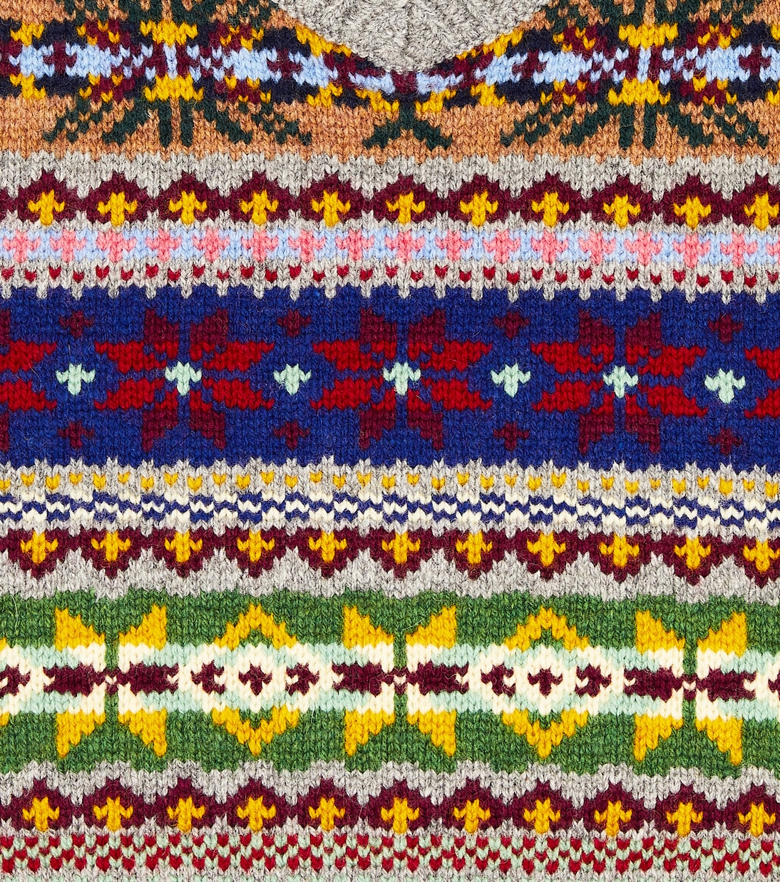 Fair Isle wool-blend vest | Polo Ralph Lauren Kids