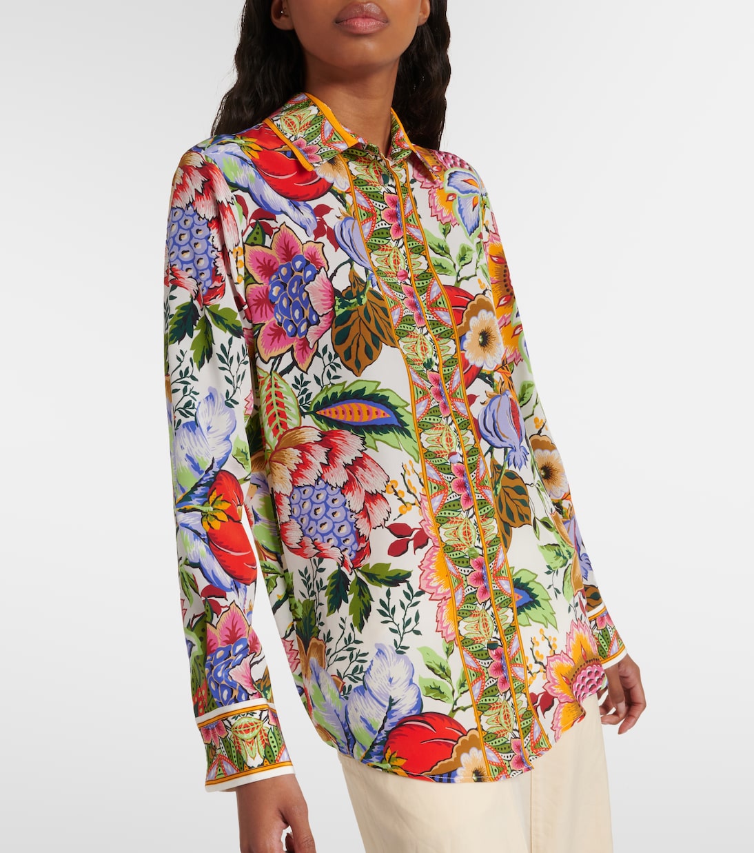 Bedrucktes Hemd aus Seide | Etro